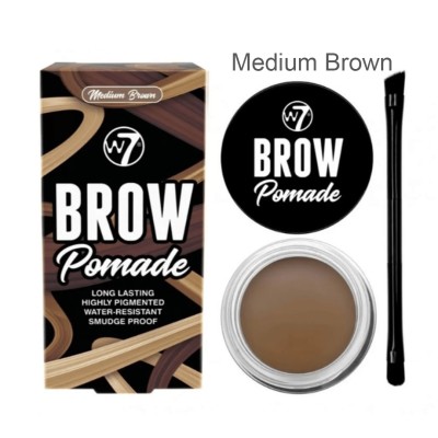 W7 Brow Pomade Medium Brown