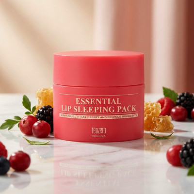 Tenzero Essential Lip Sleeping Pack (Berry Polis) – 15g