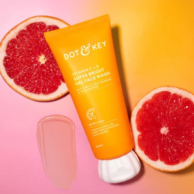 Dot & Key Vitamin C + E Gel Face Wash for Glowing Skin 100ml