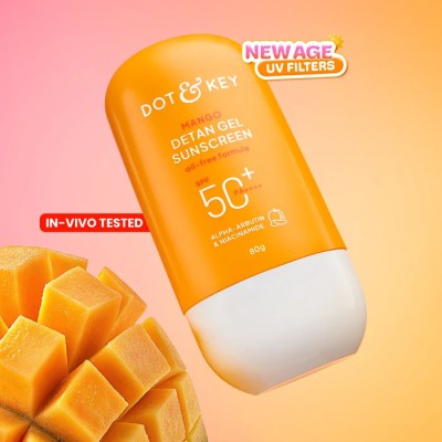 Dot & Key Mango Detan Gel Sunscreen SPF 50+ PA++++