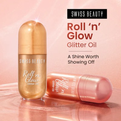Swiss Beauty Roll 'n' Glow Glitter Oil