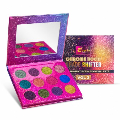 Everly Beauties Chrome Book Shade Shifter Eyeshadow Palette Volume 3